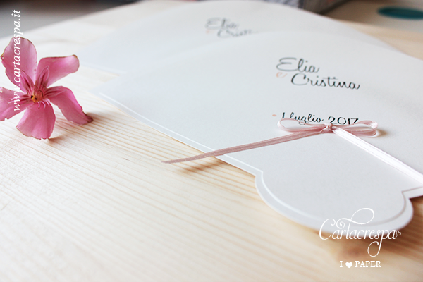 ventaglio carta fiocco nozze
