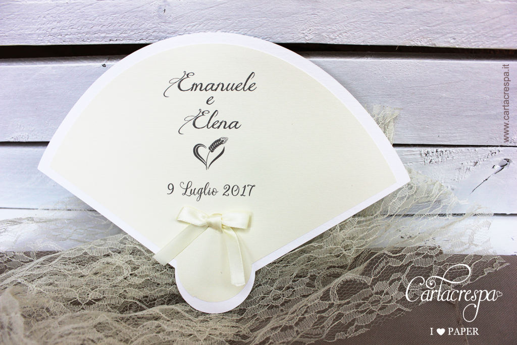 ventaglio fatto a mano matrimonio
